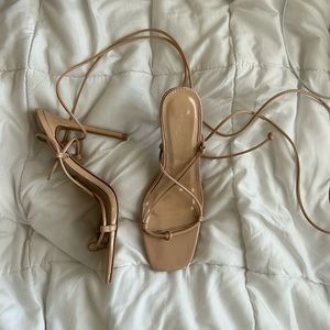 Strappy heels